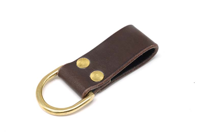 Leder-Schlaufe mit D-Ring für Hundeführergürtel