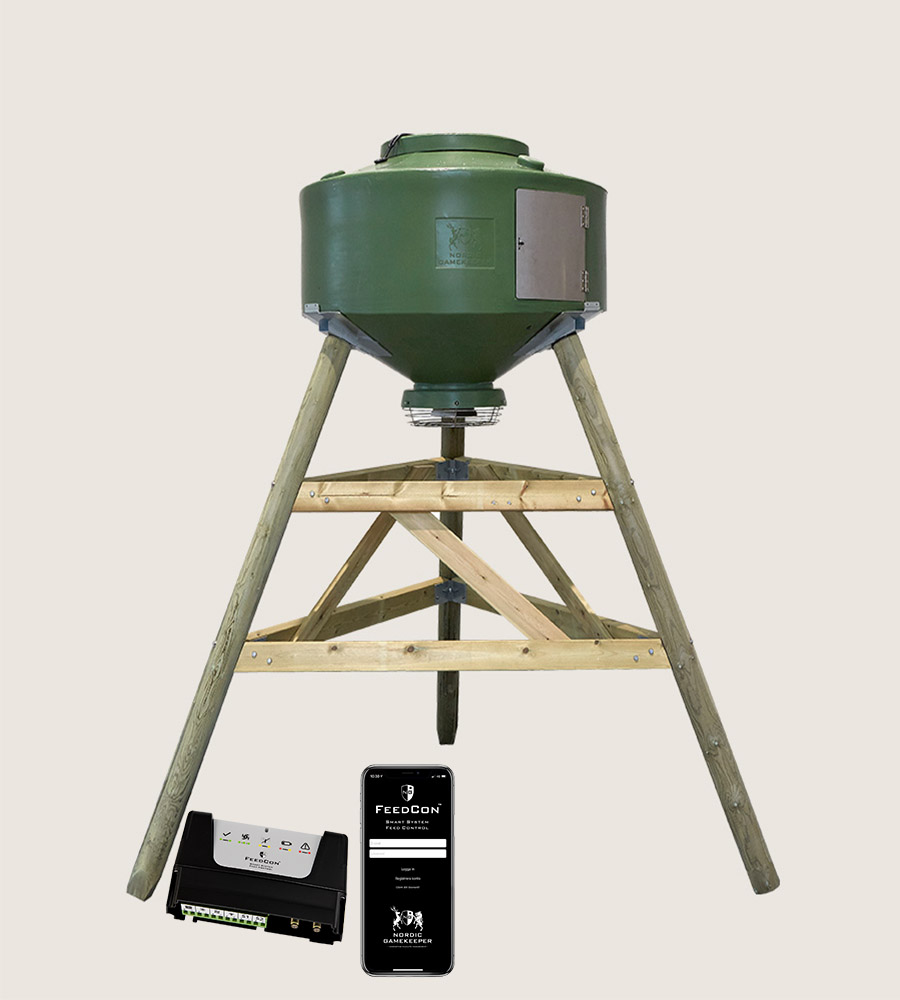 Kompletter Futterautomat 500 Liter - Nordic Gamekeeper
