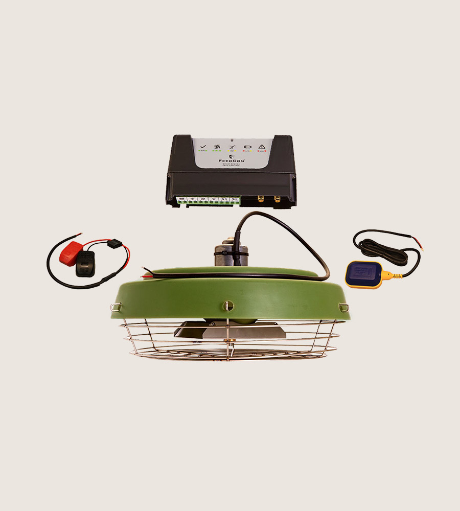 Feeder Kit (NG Streuer, FeedCon, Futterniveausensor, Batteriekabel) - Nordic Gamekeeper